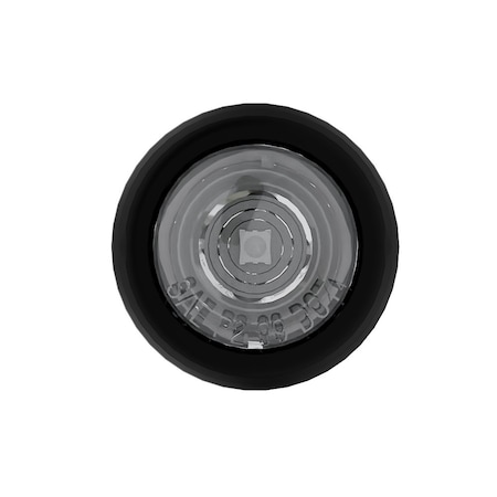 3/4 Round 1 LED Bullet Clearance Light - Amber/Clear Lens